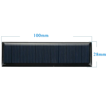Panel słoneczny 5.5V 60mA, 100*28mm - Mini ogniwo słoneczne