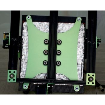 izolator termiczny stołu drukarki 3D - 310 x 310 x 10 mm.