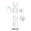 Bigtreetech MK10 - silikonowy izolator term. 3D