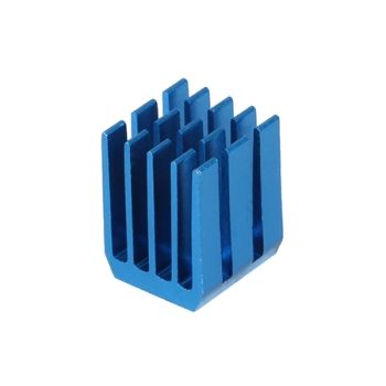 radiator aluminiowy samoprzylepny 9x9x12 mm - niebieski