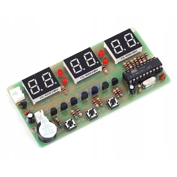 DIY - zegar elektr. C51 - AT89C2051 - DIY 6 bitów - do zmontowania