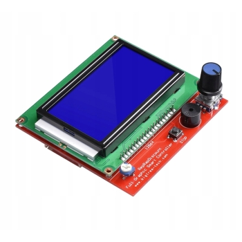 panel sterowania 3D, LCD 12864, wyświetlacz + czytnik