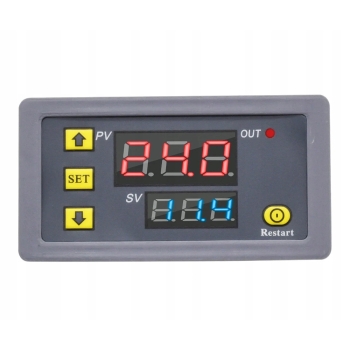 termostat cyfrowy - ogrzewanie chłodzenie - 24V