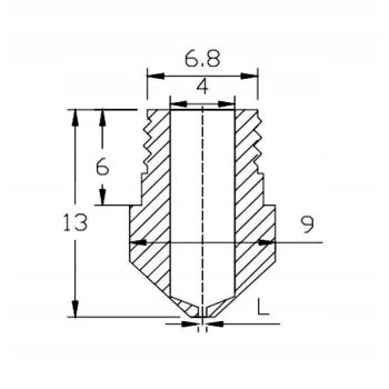 dysza drukarki MK10 - 1,0/M7 - filament 1,75mm