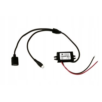 ładowarka samochodowa - przetwornica 5V USB/USB-C