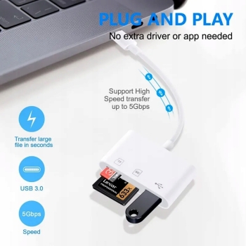 adapter nośników pamięci do urządzeń z gniazdem micro-USB, przejściówka
